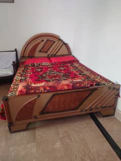 Bed with two side tables for sale