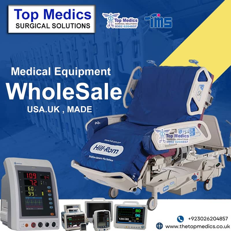 Hospital bed defibrillator/Ventilator/ Anesthesia Machine/ OT table 11