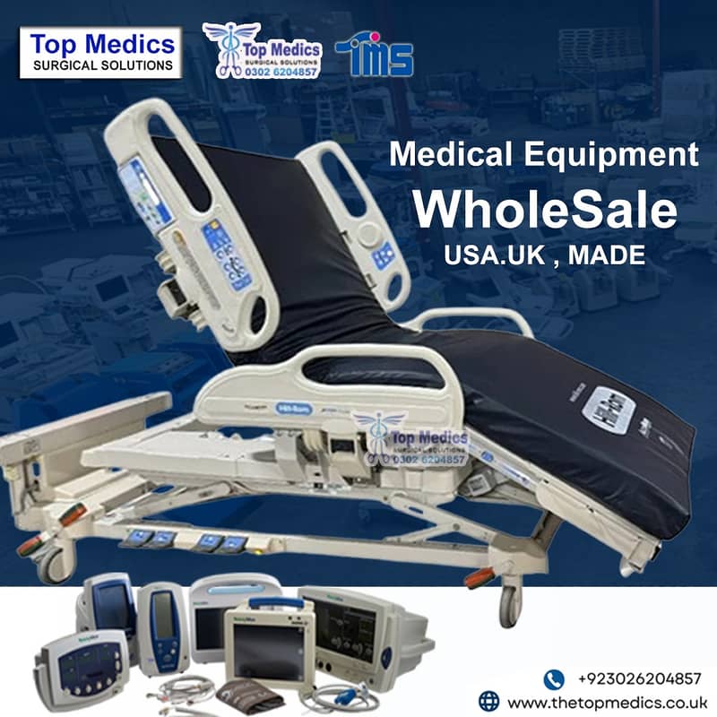 HOSPITAL BED/EMERGENCY Stretcher/Ventilator/ PATIENT BED  / OT Table 10