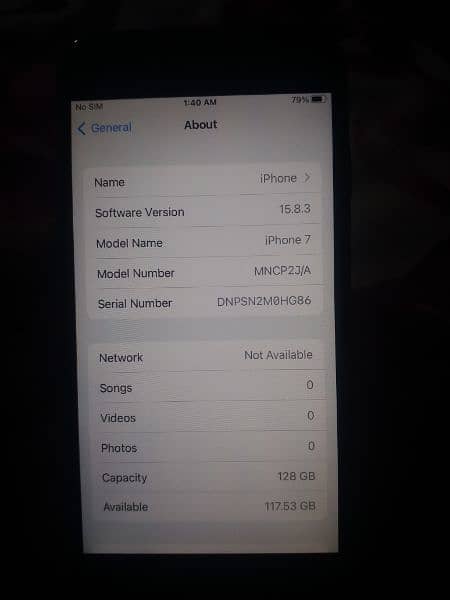 i phone 7  128 gb pta approved 2