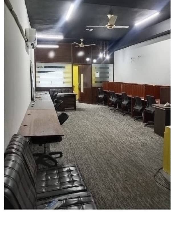 Fully Furnished Office Area 600 Square Feet Office Available For Rent Real Pictures In Gulberg 3 Lahore 1