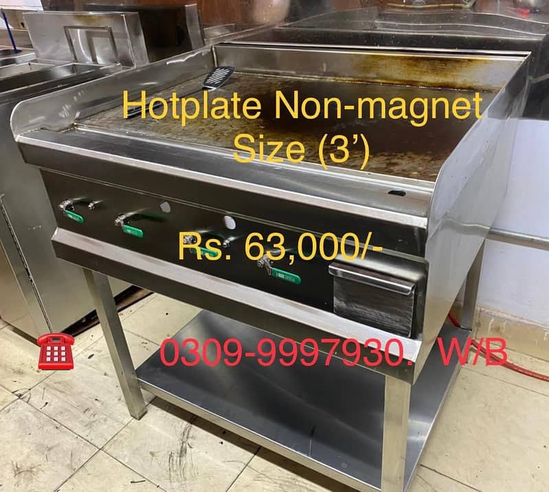 fryer/Exhasting Hood/resturant equipment/Cutting table/breading table 6