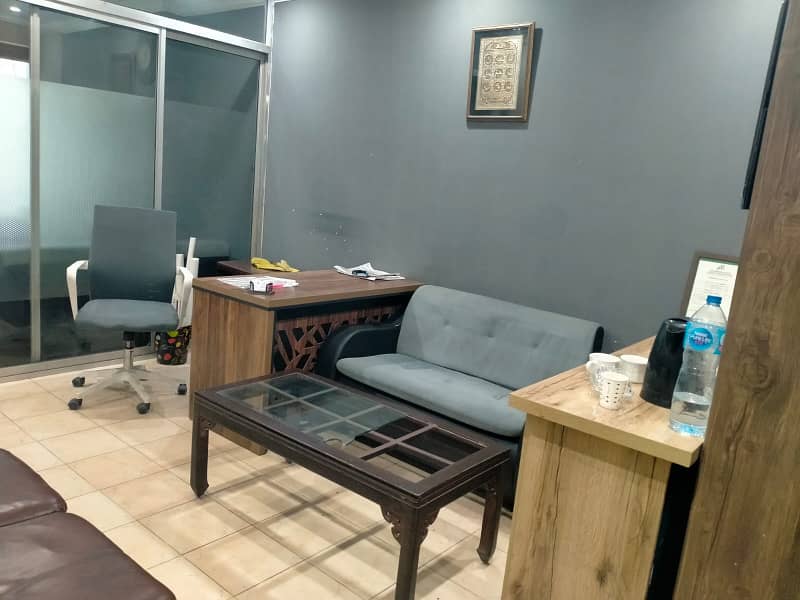 Well half furnished office available for rent in F 11 markaz 3rd main prime location front side 2