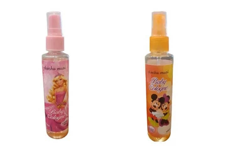 Pack of 5 baby perfumes/ colonges 3