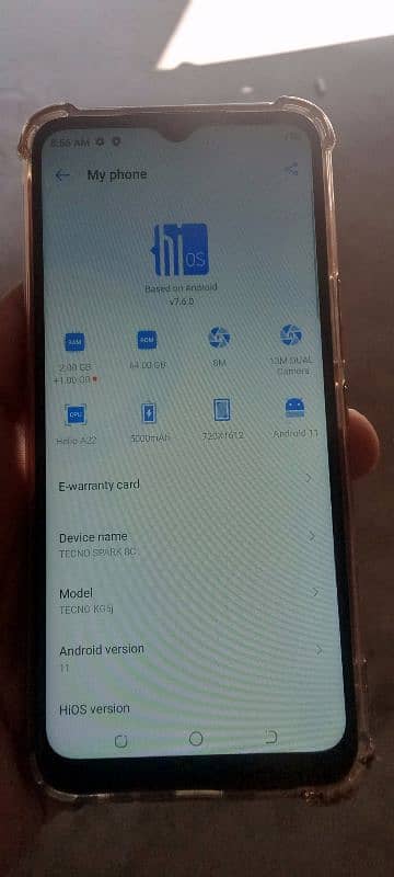 Tecno spark 8c 3/64 urgent sale 4