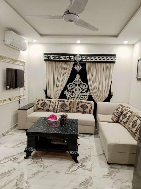 1 Bed Luxury Furnished Ready To Move Apartment Available For Sale in Sector D Bahria Town Lahore 0