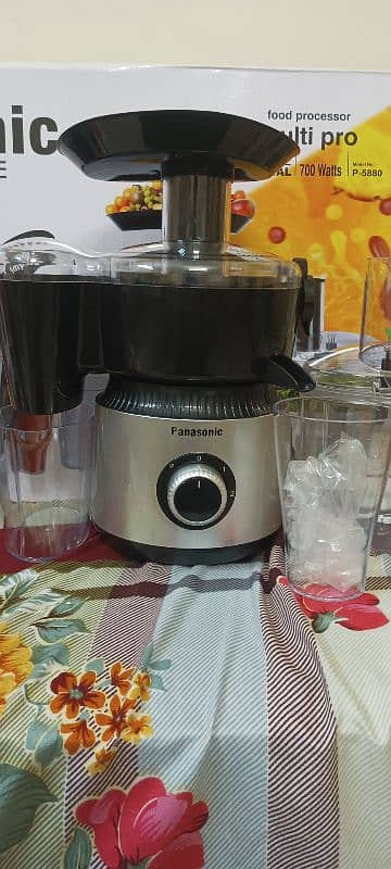 Panasonic Food Factory All In 1  Juicer, Chopper,Grinder,Mixer. 4