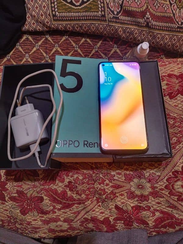 opoo reno 5 8+128 full box excellent mobile 2