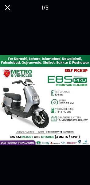 Electric Bike Metro E8s Pro 12: Tyre moter 2000 Watt 1