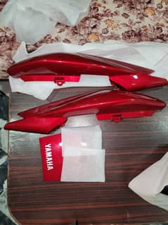 yamaha ybr seat covel,side cover,silencer etc