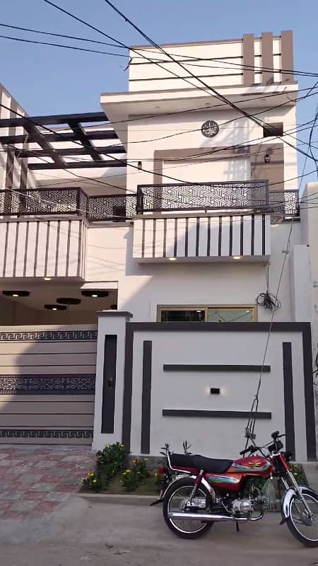 Allama Iqbal town dewan wali puli New brand Spanish 6 marly proper double story house for sale 7