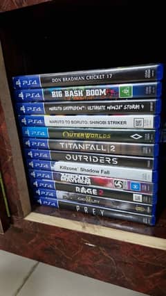 PS4 games available