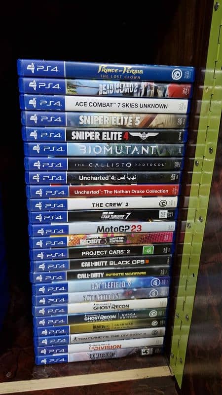 PS4 games available 9