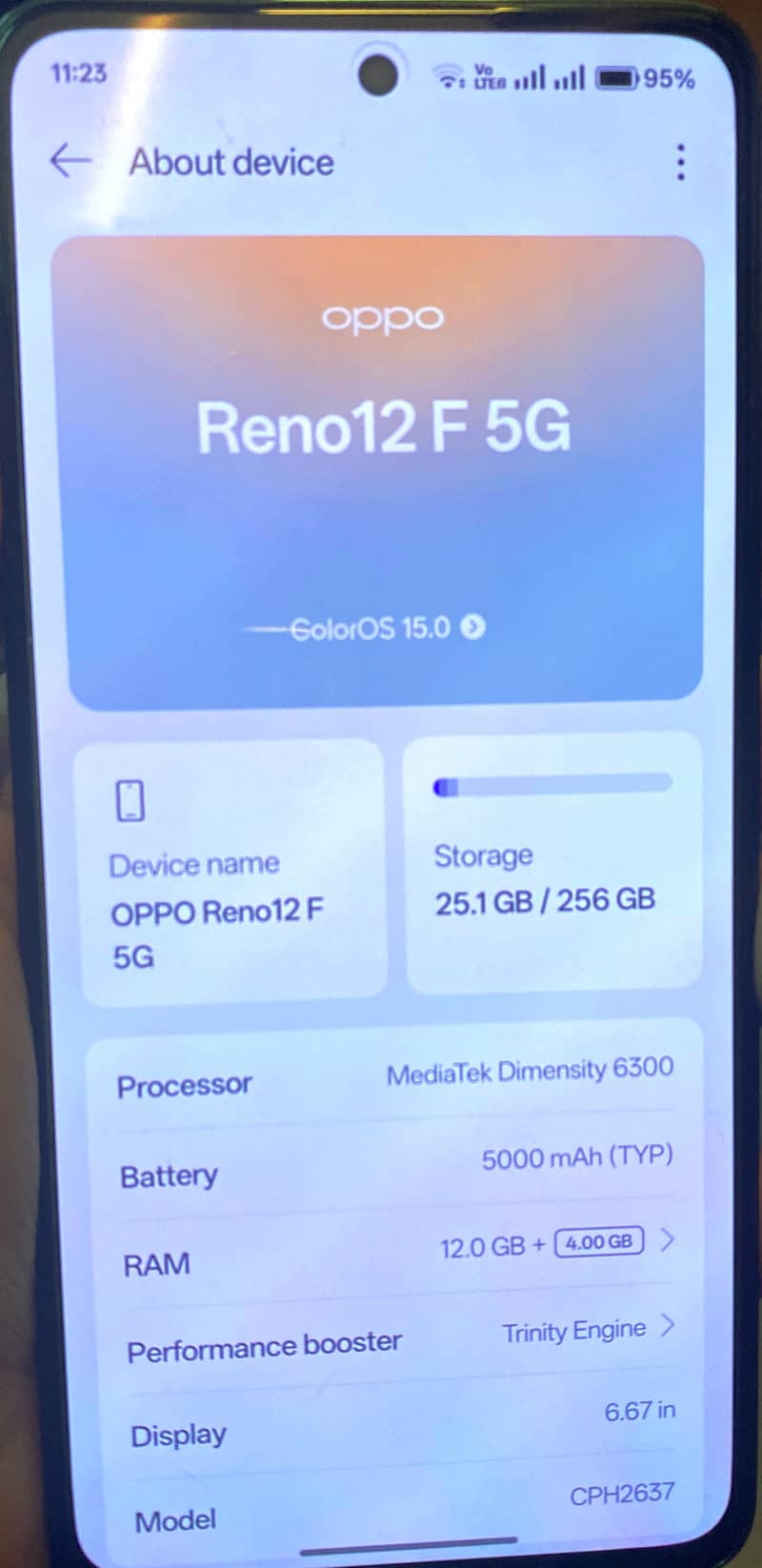 Oppo Reno 12F 5G 6