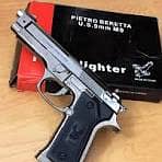 Berreta 9mm Lighter Toy Gun Full Metal Body