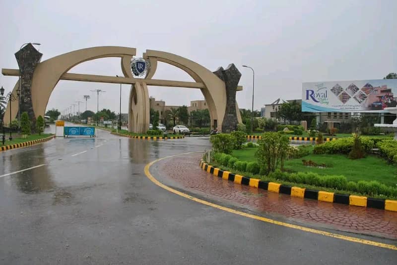 6 Marla Plot For Sale In Royal Residencia Society Lahore 0