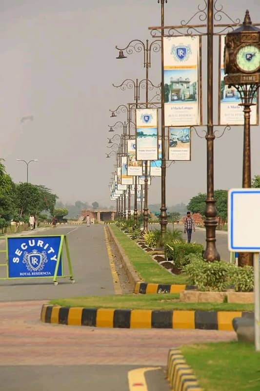 6 Marla Plot For Sale In Royal Residencia Society Lahore 3