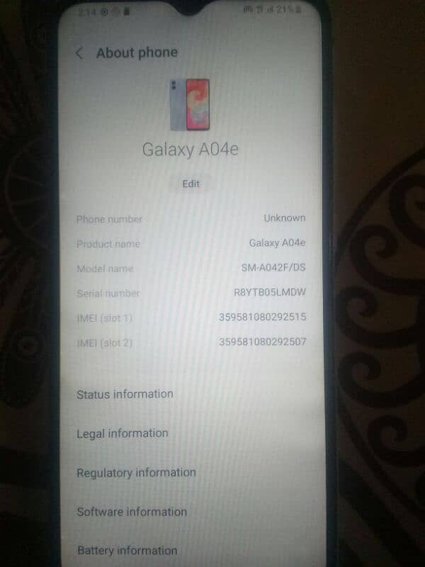 A04e samsung 1