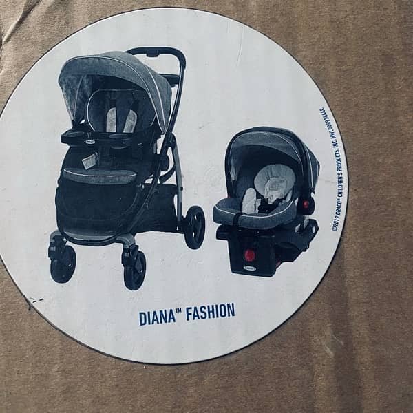 Graco 3in1 Pram +carrycot/car seat 6