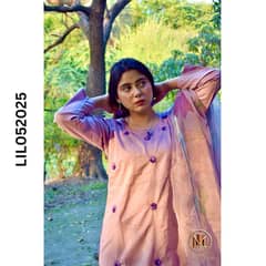 Women Lawn Suite | Embroidered Casual Wear | Women 3Pcs Suite