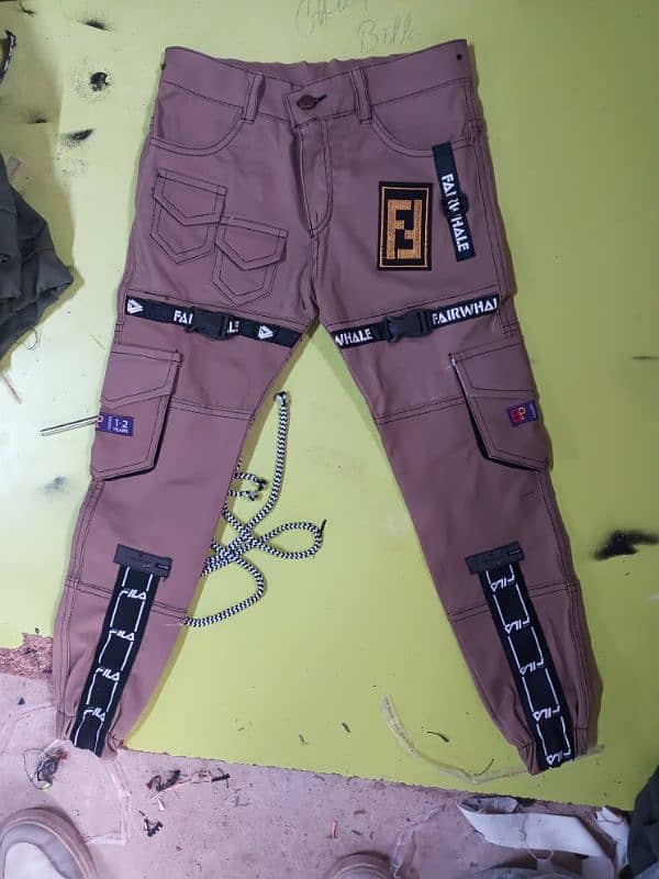 Denim Cargo Pants for Boys 0