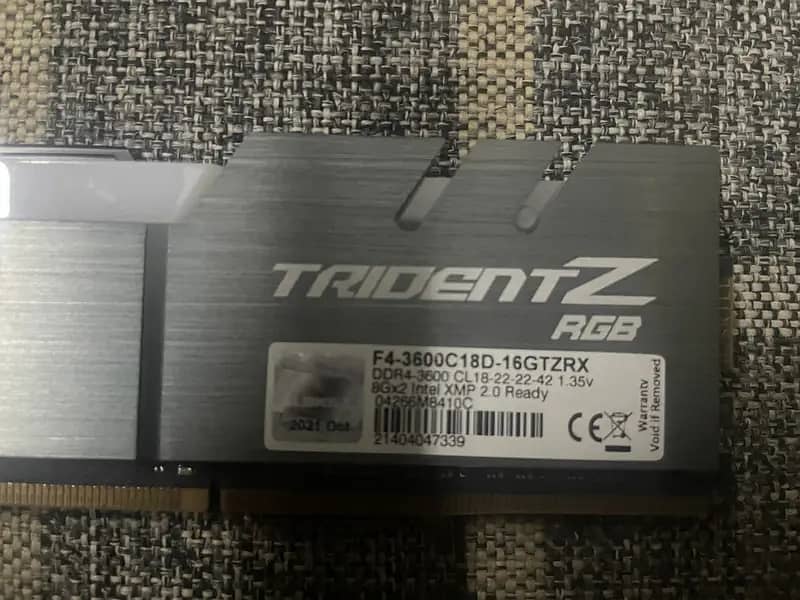 Memory - G. KILL Trident Z RGB 2