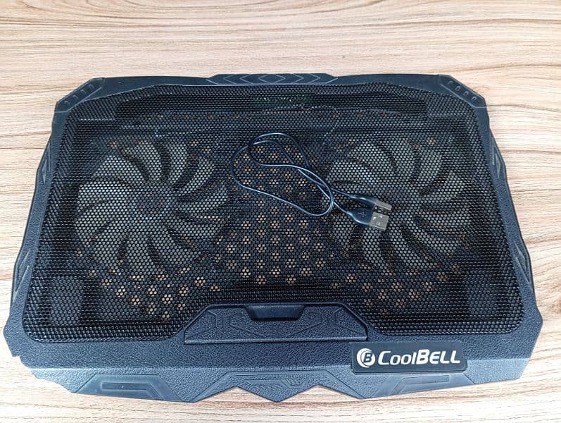 RGB Laptop Cooling Fan in Good Working Condition 1