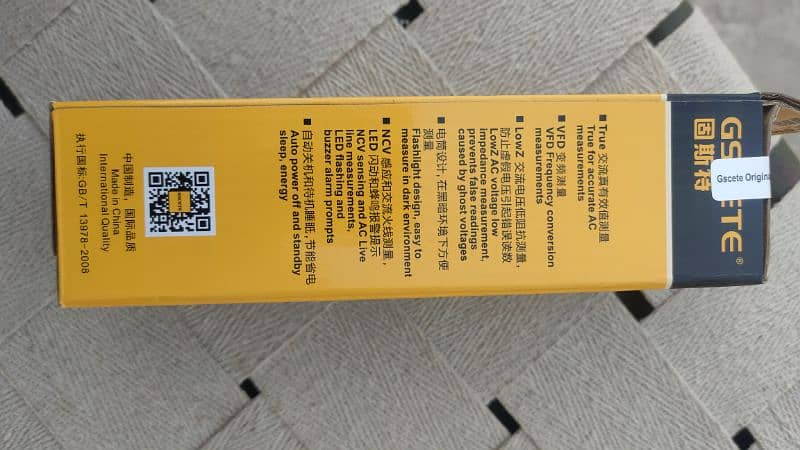 Clamp meter High DC Voltages 1700v/dc. GSCETE CM550A 4