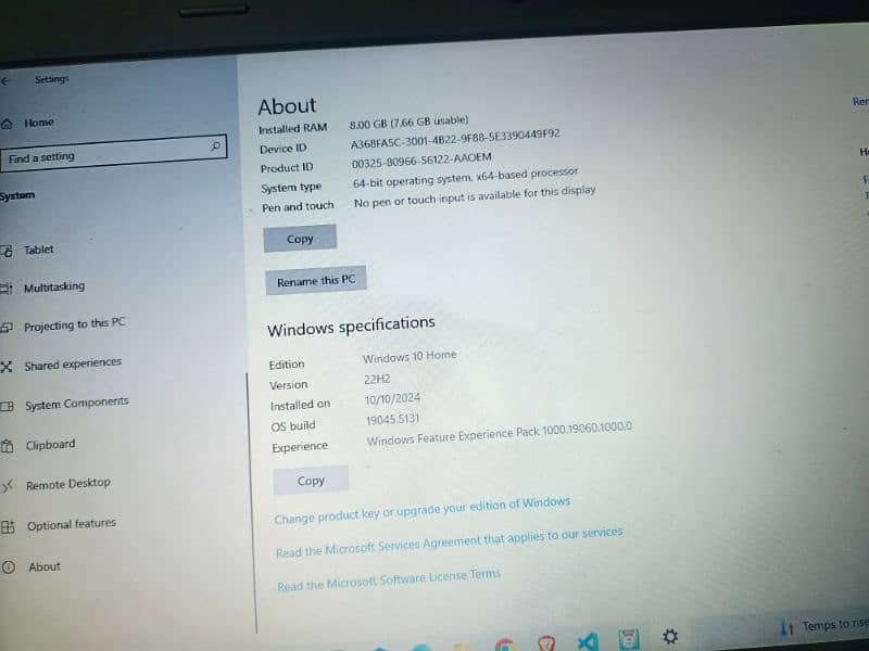 lenovo Thinkpad 15 7th generation condition 10/9 3