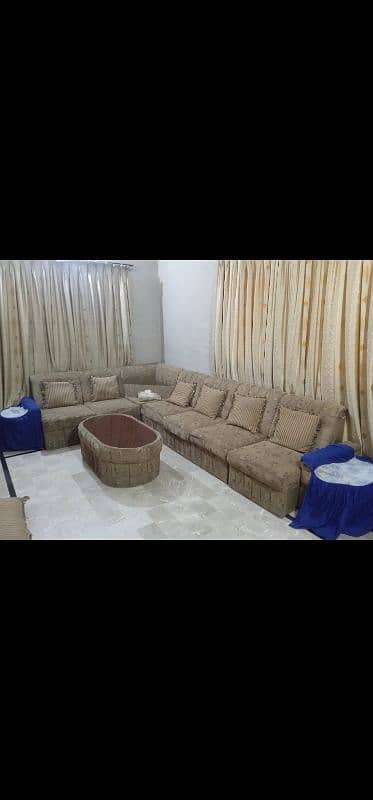 Sofa Set - beige, brown 0