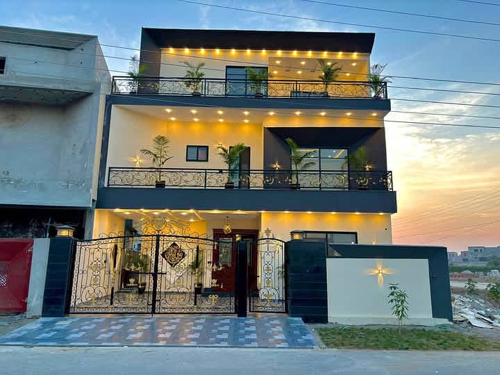 Brand New 10 Marla Ultra Luxurious Modern Triple Story Designer House For Sale in Buch Executive Villas, Multan 0