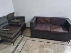 4 chairs and one sofa 2 seater