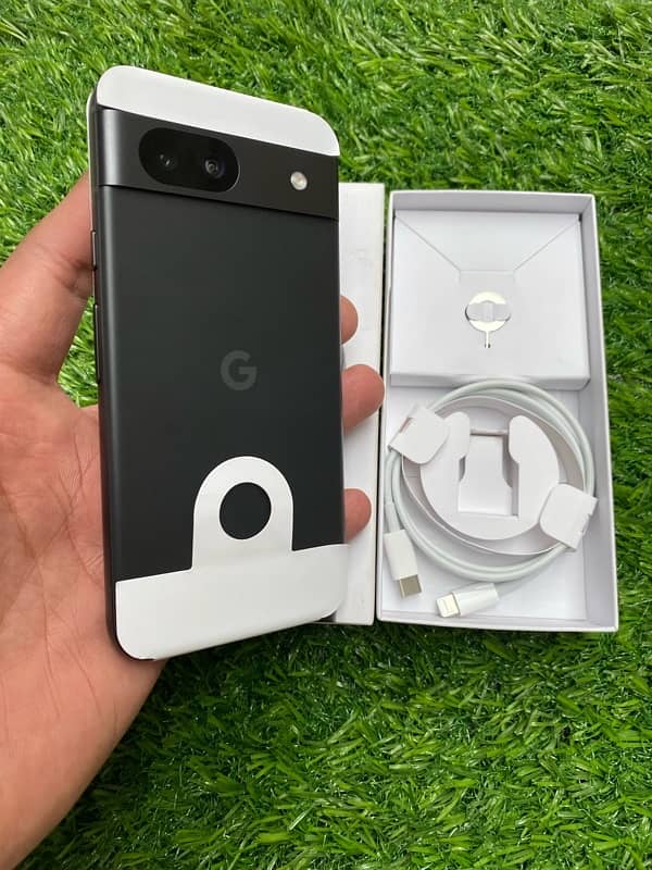 Google pixel 8a just box open New full sim time WhatsApp(03274117805) 0