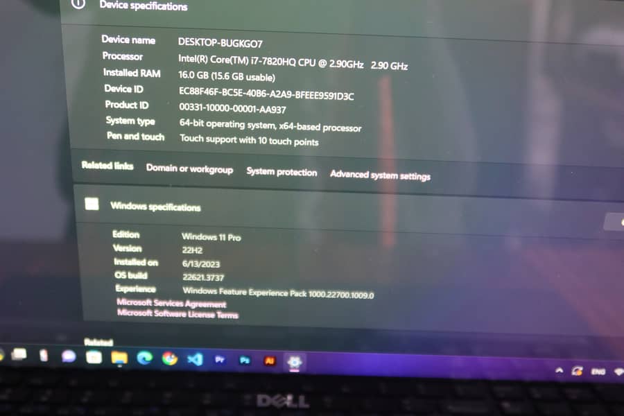 Gaming Laptop Dell Precision 7520 Ci7 7th Gen Workstation,Touch Screen 1