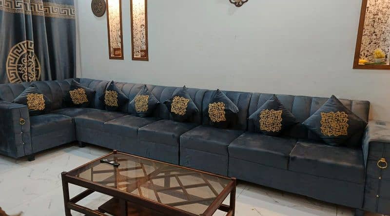 Sofa set 8 seater and two seater Dewaan 1