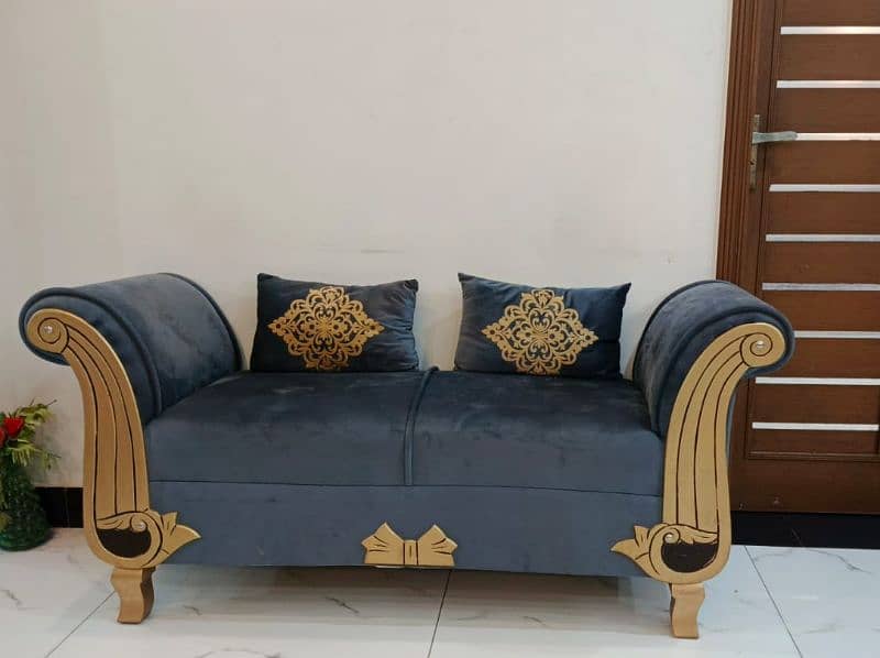 Sofa set 8 seater and two seater Dewaan 2