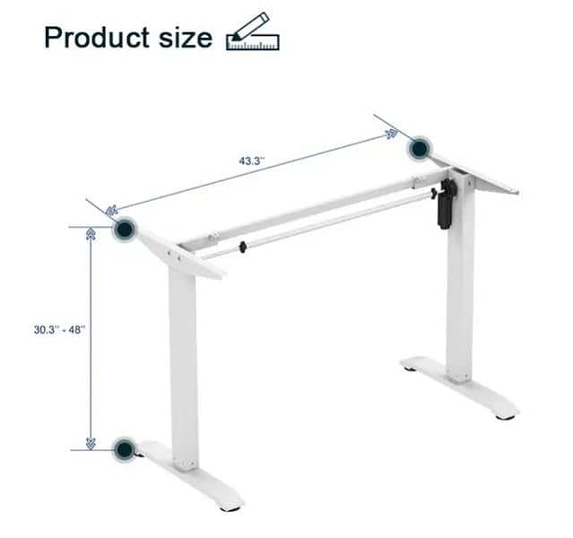 Electric Height Adjustable Desk – Premium Quality in Pakistan 9