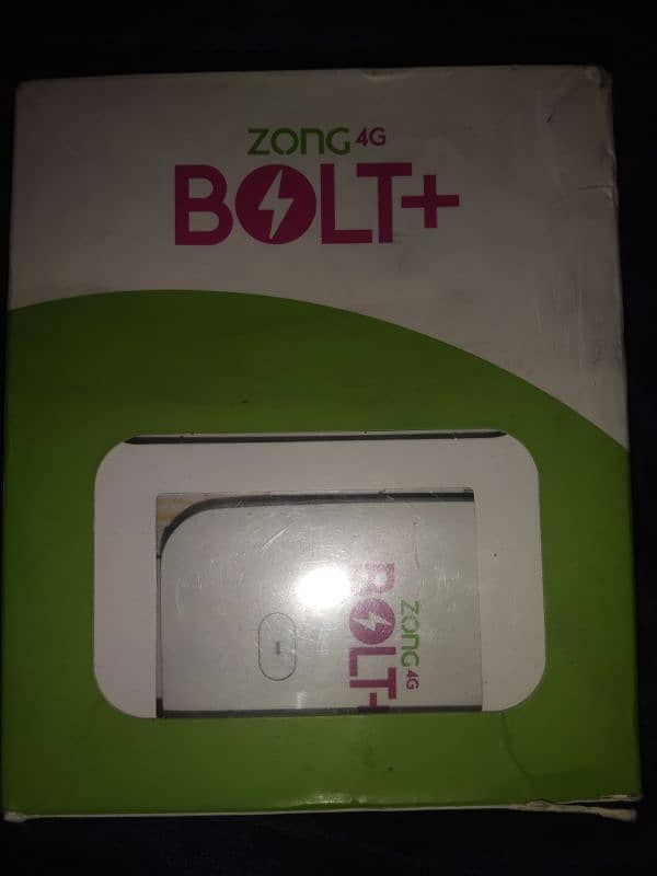 ZONG 4G BOLT PLUS INTERNET DEVICE NEW MODEL 4