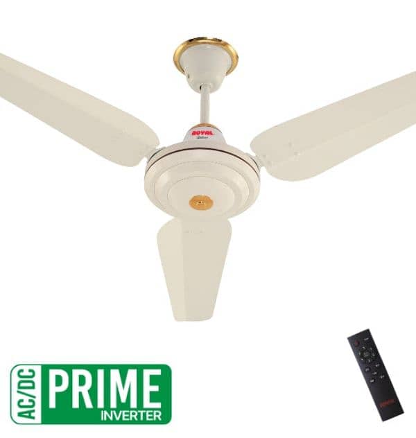 Royal Fan AcDc Model Ceiling Fan Remote control 0