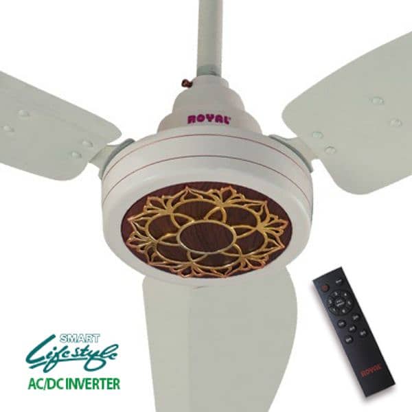 Royal Fan AcDc Model Ceiling Fan Remote control 1