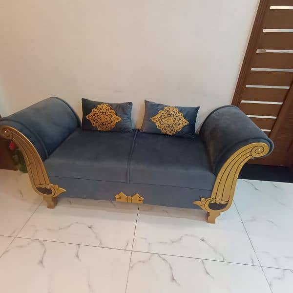 Sofa set 8 seater and two seater Dewaan 3