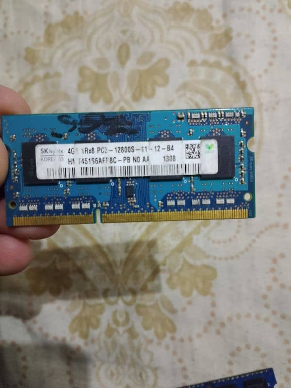 (Two) 4GB DDR3 RAM for Laptop (SK Hynix & Elpida) 2