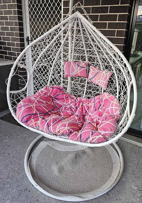 Double Swing Chair For Outdoor & Indoor Use 0