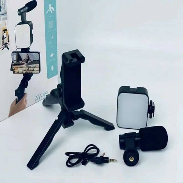 Multi functional tripod stands with microphone and free home delivery 1