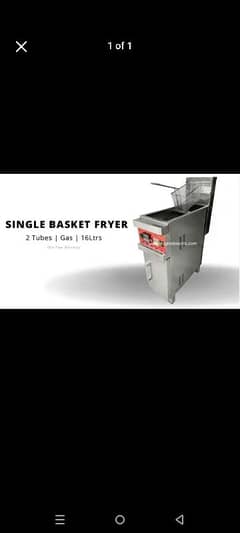 Fryer 16 LTRS Single Basket