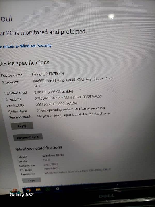 DELL INSPIRON 5559 CORE I5 6TH GENERATION FOR SALE 5