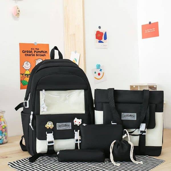 five pieces multipurpose casual backpacks 3