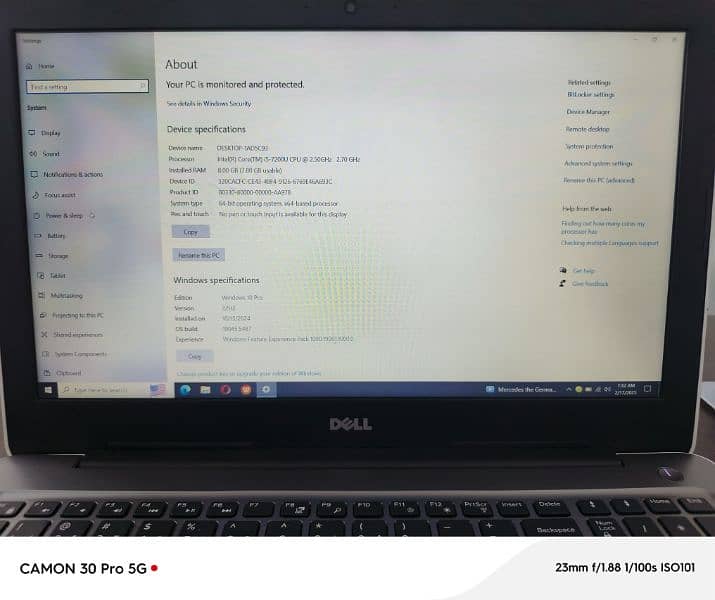 urgent for sale laptop  with Graphics card 2GB 1