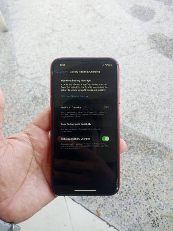 iphone xr (64gb) non pta geniun 7