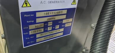 80Kva Original Perkins UK - Meccalte Generator - Self Import!